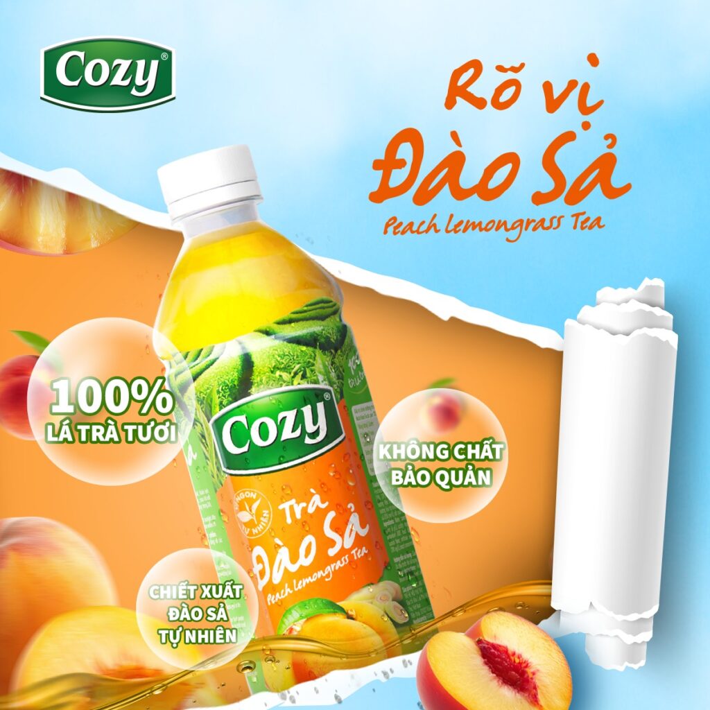 peach lemongrass tea