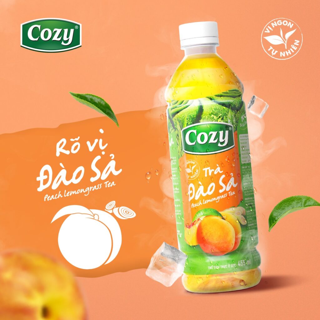 peach lemongrass tea