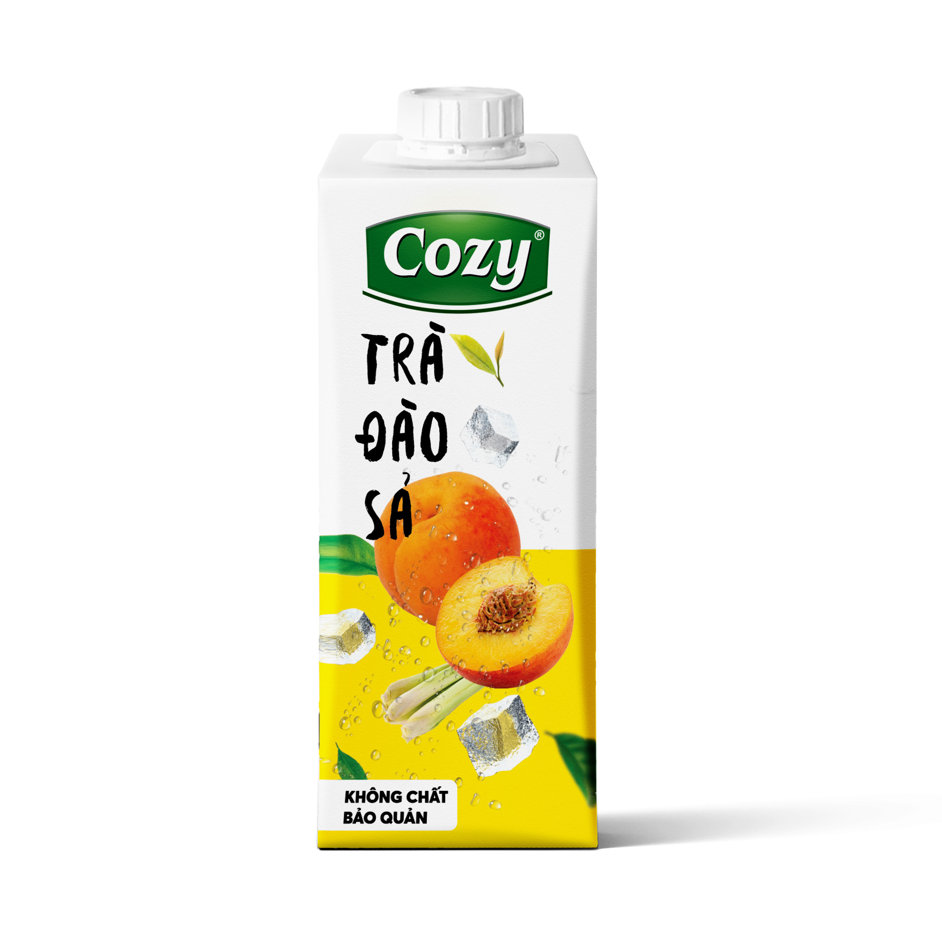 peach lemongrass tea