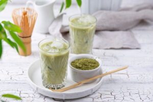 matcha coconut milk tea