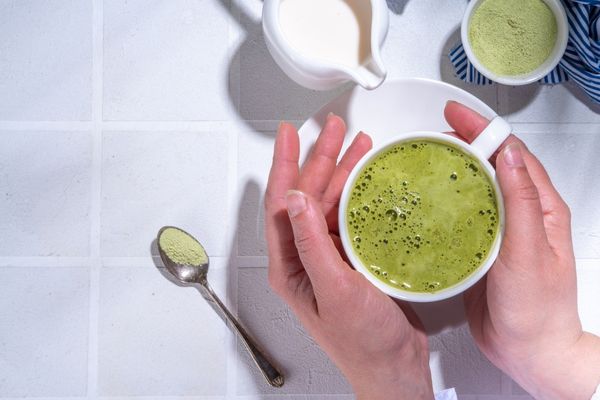 matcha tea with coconut milk calories