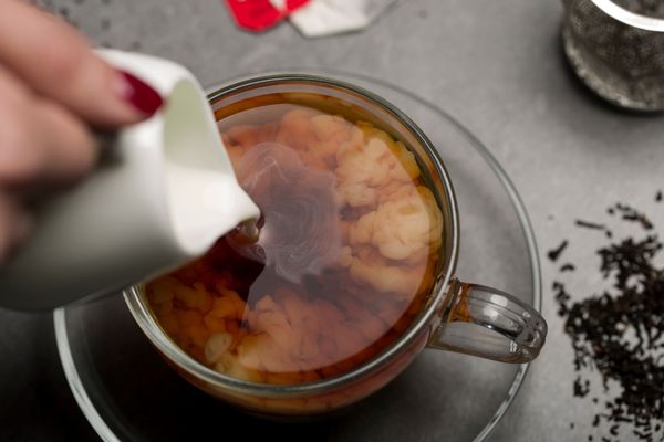 Vegan salted caramel milk tea recipe