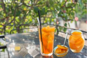 how to make peach tea with peaches