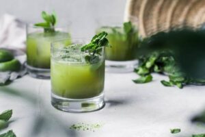 matcha mint tea
