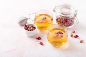 how to make rose tea