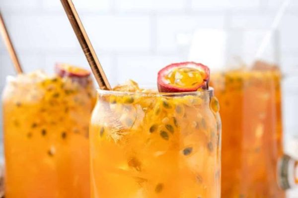 Drinking too much passion fruit tea might lead to gastrointestinal distress, allergy, etc.