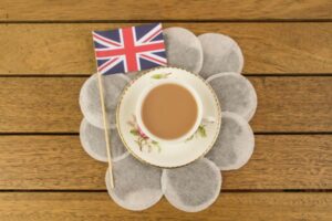 A cup of British milk tea