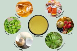 how to make green tea sweet without sugar