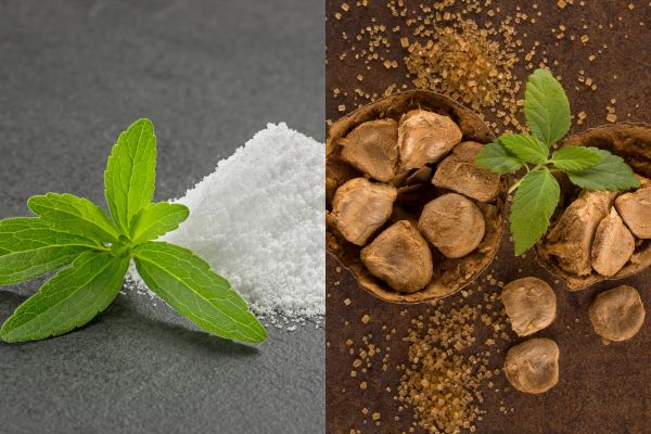 stevia and monk fruit