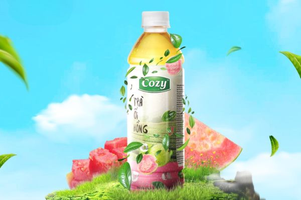RTD pink guava tea