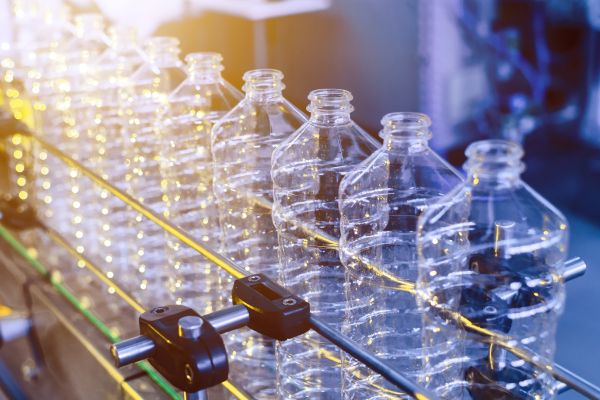 blowing process of PET bottles