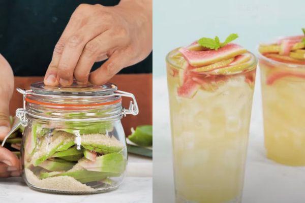 Pickled pink guava tea 