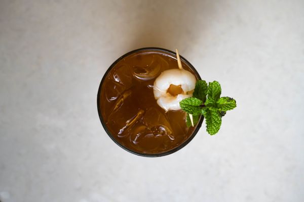 caffeine-free lychee tea