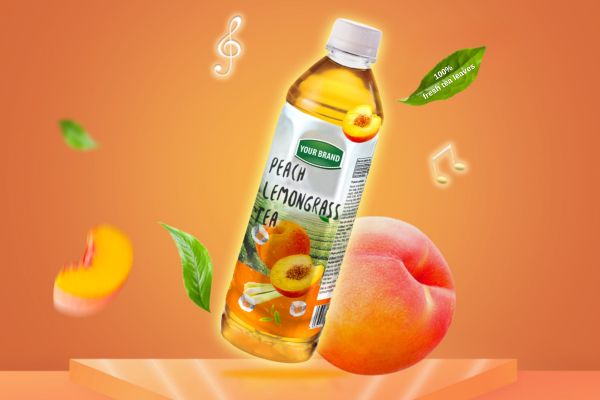 Iced peach tea