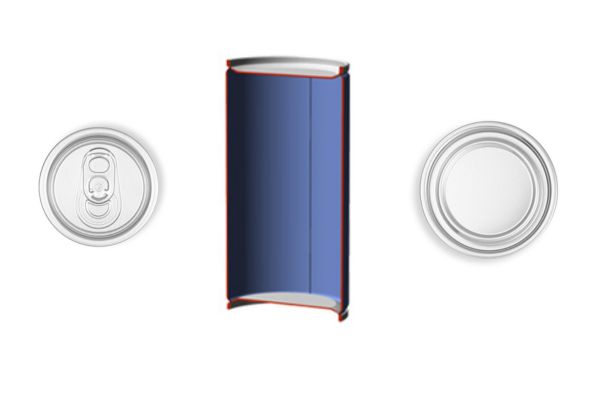 3-piece cans’ components