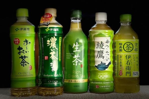 Japanese bottled green tea