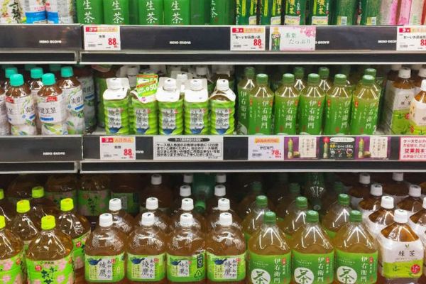 RTD tea in supermarket