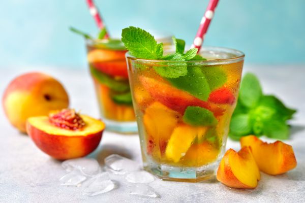 What is peach tea good for