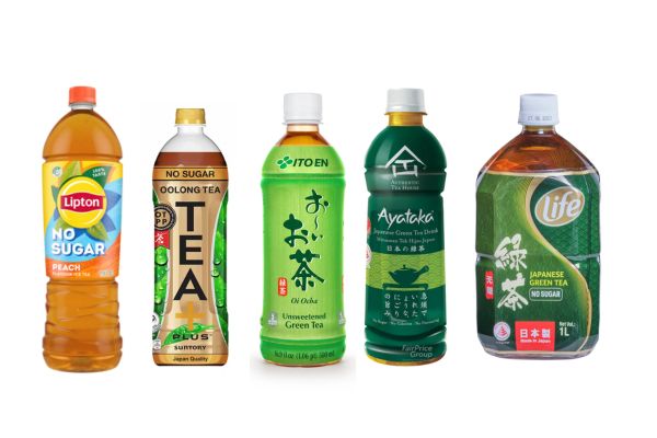 Examples of sugar-free green tea