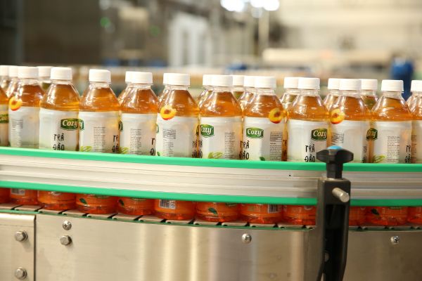 Labels on PET bottles