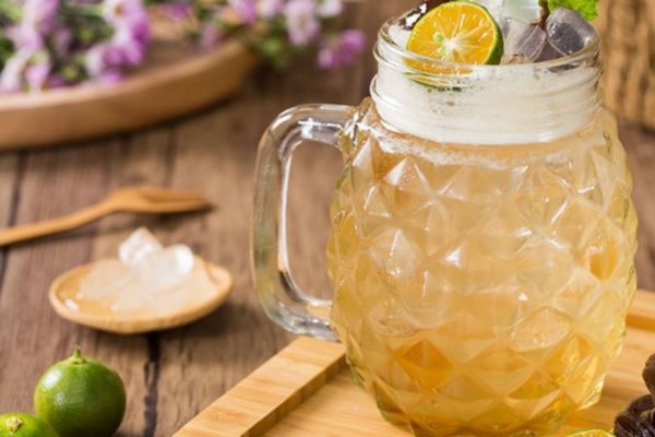Aloe vera calamansi tea