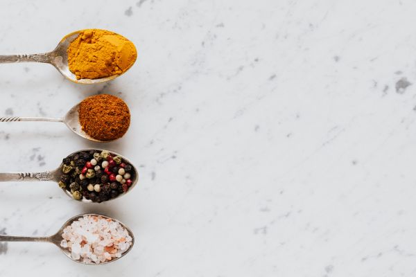 Different sizes and shapes of raw materials